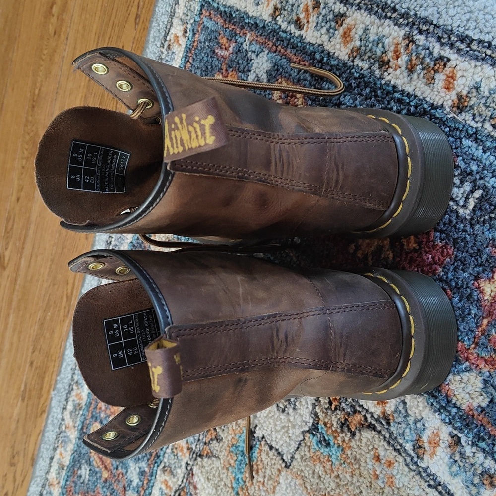 Dr. Martens 1460 Crazy Horse Leather Boots - Picture 3 of 6